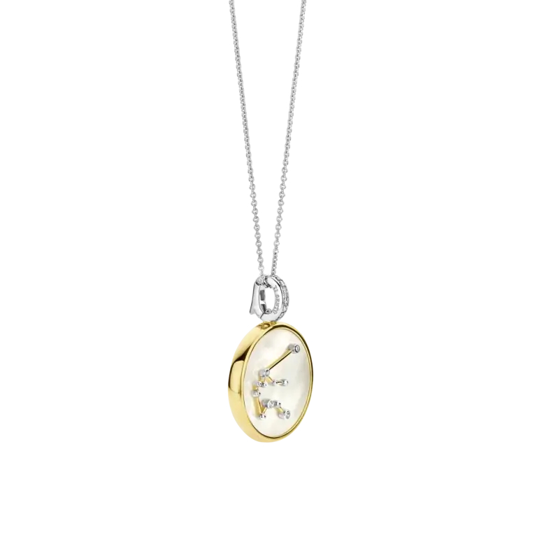 Ti Sento Milano Collier argent/nacre Verseau