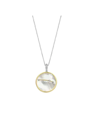 Ti Sento Milano Collier argent/nacre Bélier