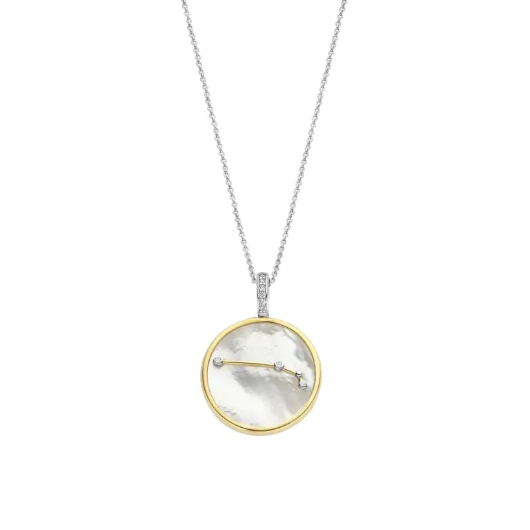 Ti Sento Milano Collier argent/nacre Bélier