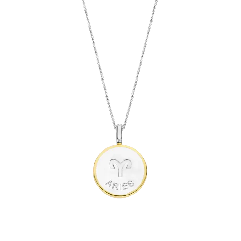 Ti Sento Milano Collier argent/nacre Bélier
