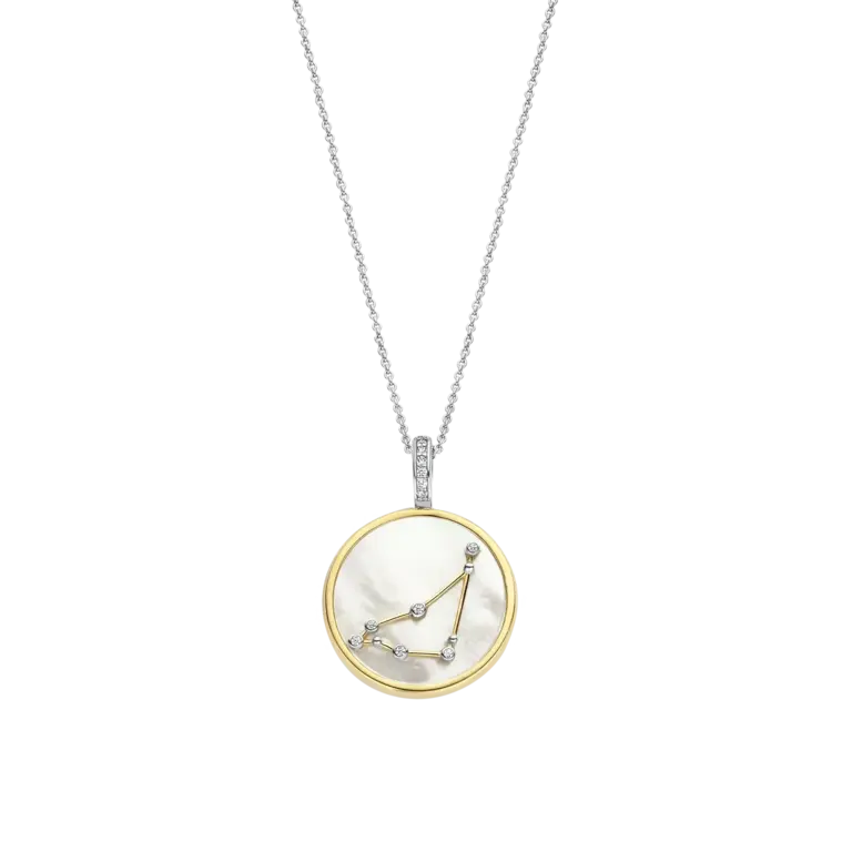 Ti Sento Milano Collier argent/nacre Capricorne