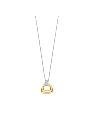 Ti Sento Milano Collier argent plaqué or