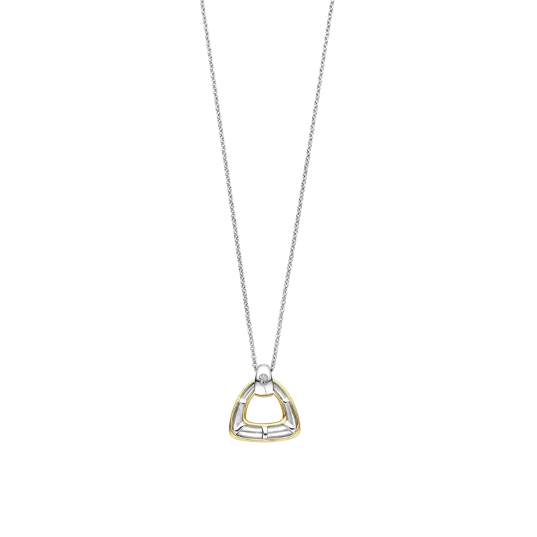 Ti Sento Milano Collier argent plaqué or
