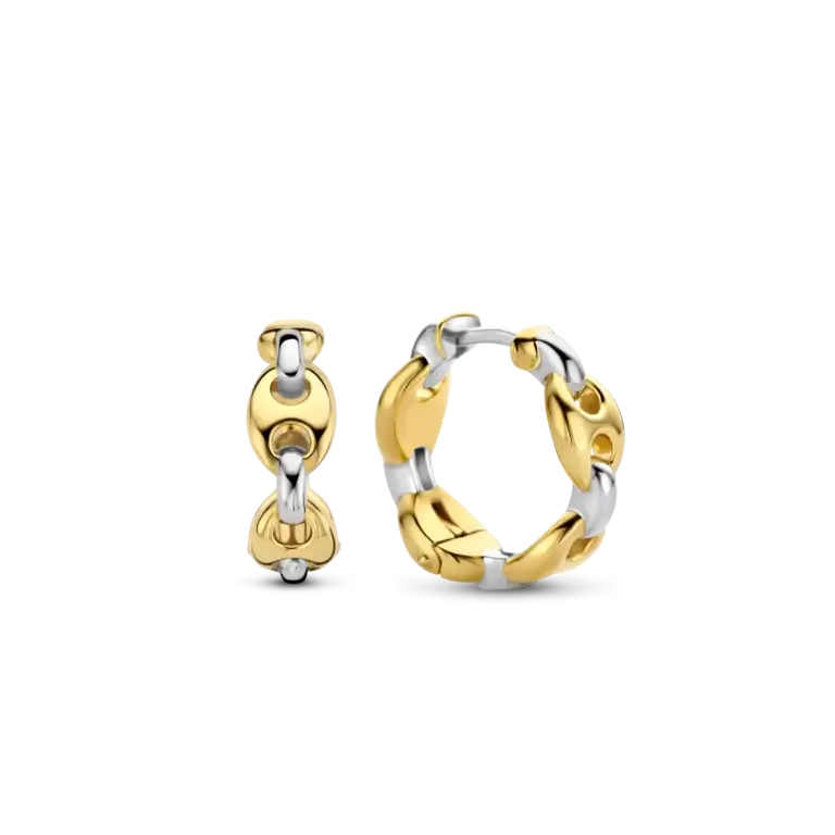 Ti Sento Milano Boucles d'oreilles Mailles grain de café