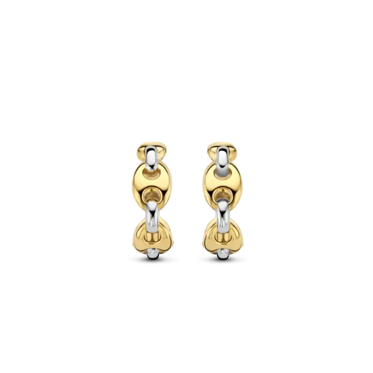 Ti Sento Milano Boucles d'oreilles Mailles grain de café