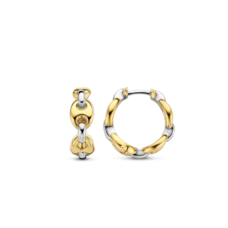 Ti Sento Milano Boucles d'oreilles Mailles grain de café