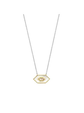 Ti Sento Milano Collier argent plaqué or/nacre