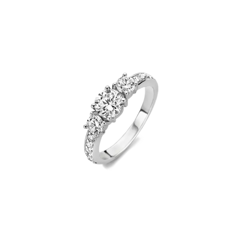 Ti Sento Milano Bague trinité zircons