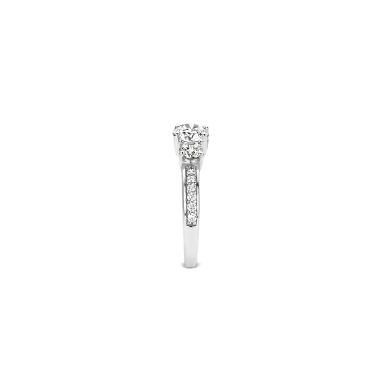 Ti Sento Milano Bague trinité zircons