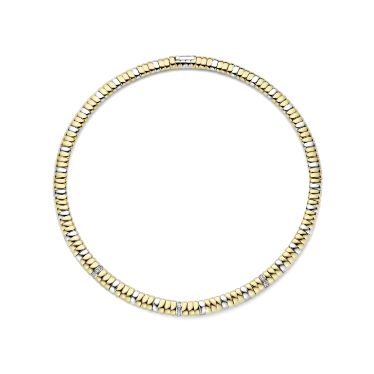 Ti Sento Milano Collier Argent Plaqué or