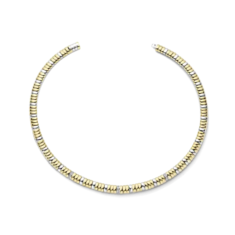 Ti Sento Milano Collier Argent Plaqué or