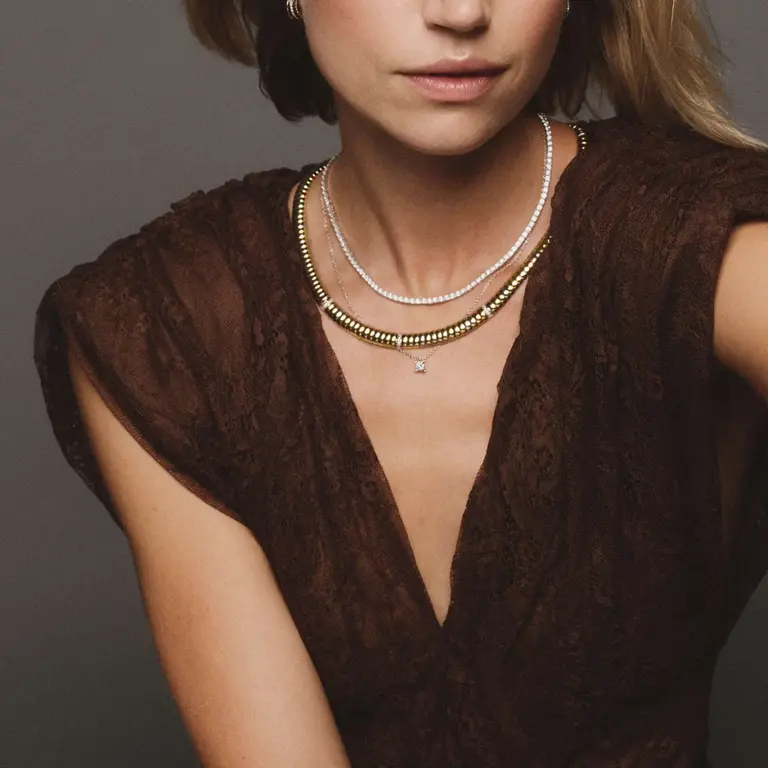 Ti Sento Milano Collier Argent Plaqué or