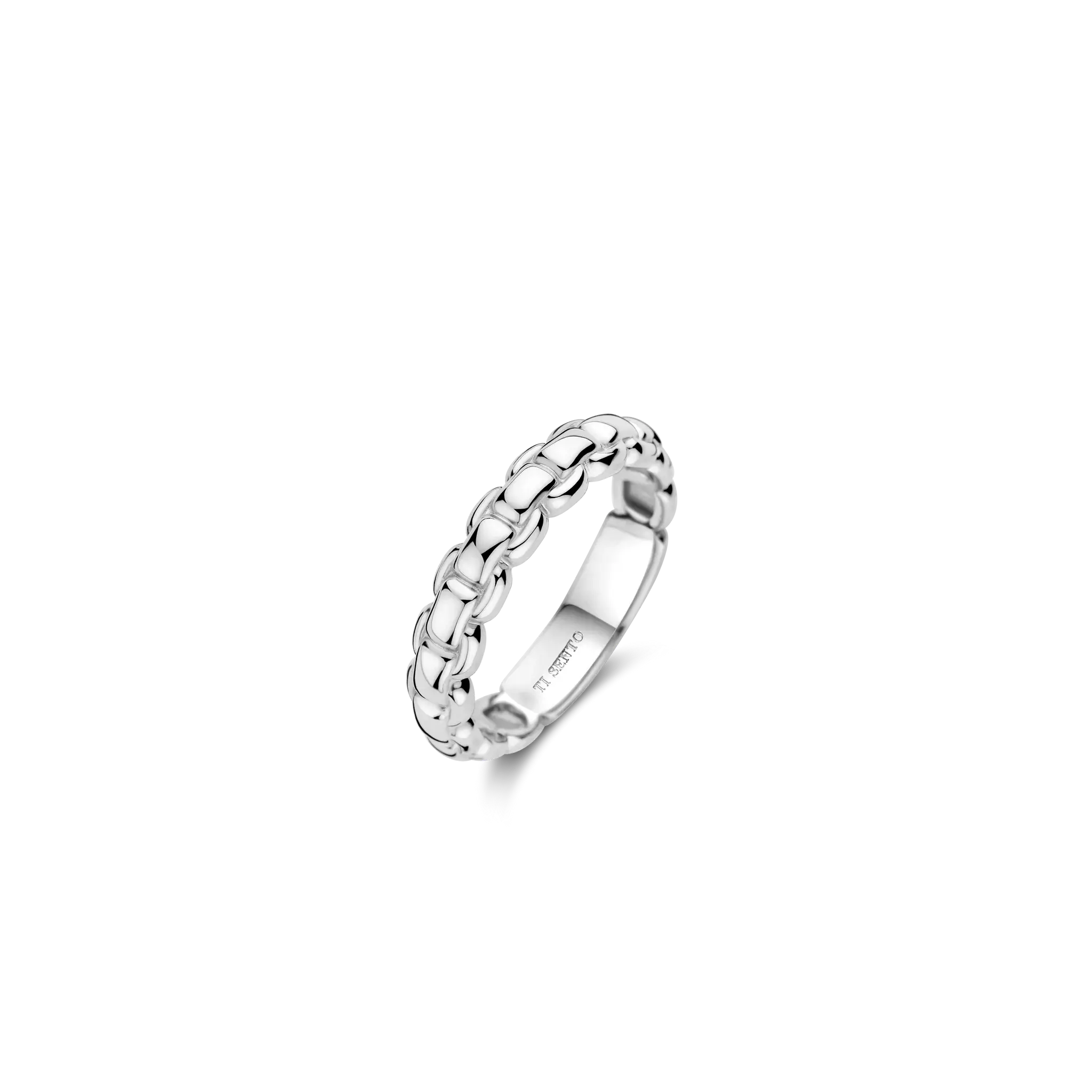 Bague style chaine arg.