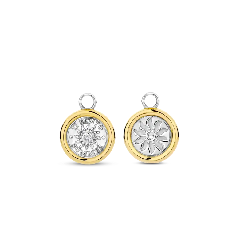 Ti Sento Milano Charms pour boucles d'oreilles soleil