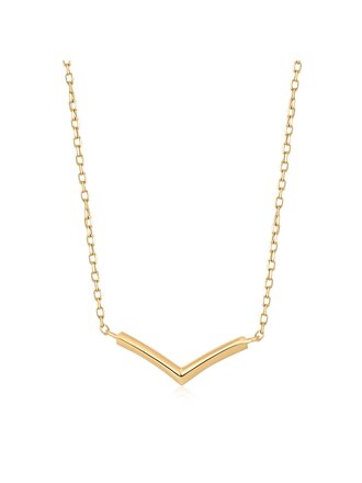 Aurelie Gi LAUREL | Collier Wishbone en or 14K