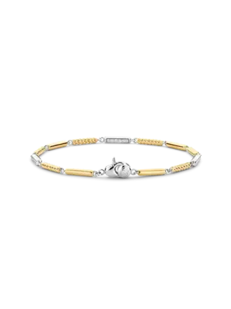 Ti Sento Milano Bracelet argent baguette 2 tons