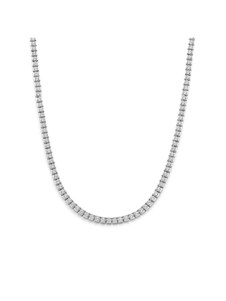 Ti Sento Milano Collier argent tennis 17''