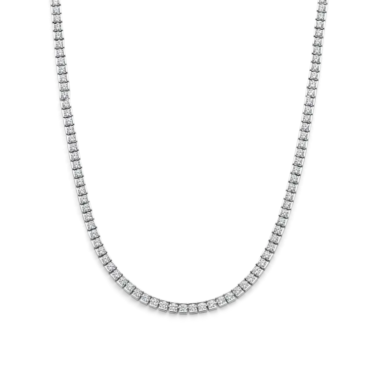 Ti Sento Milano Collier argent tennis 17''