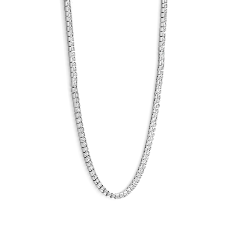 Ti Sento Milano Collier argent tennis 17''