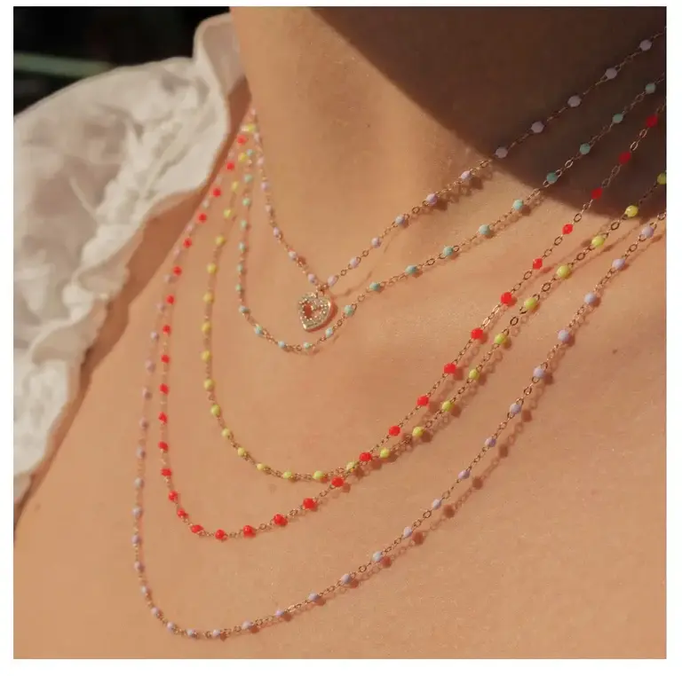 Gigi Clozeau Collier 18K Lilas 42 cm