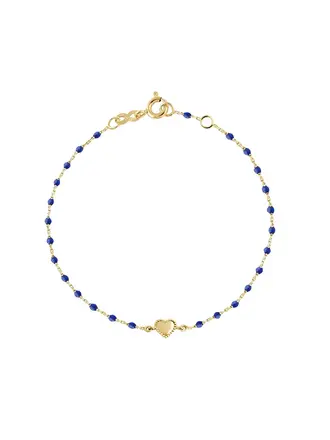 Gigi Clozeau Bracelet Lucky Coeur 18K bleu de prusse