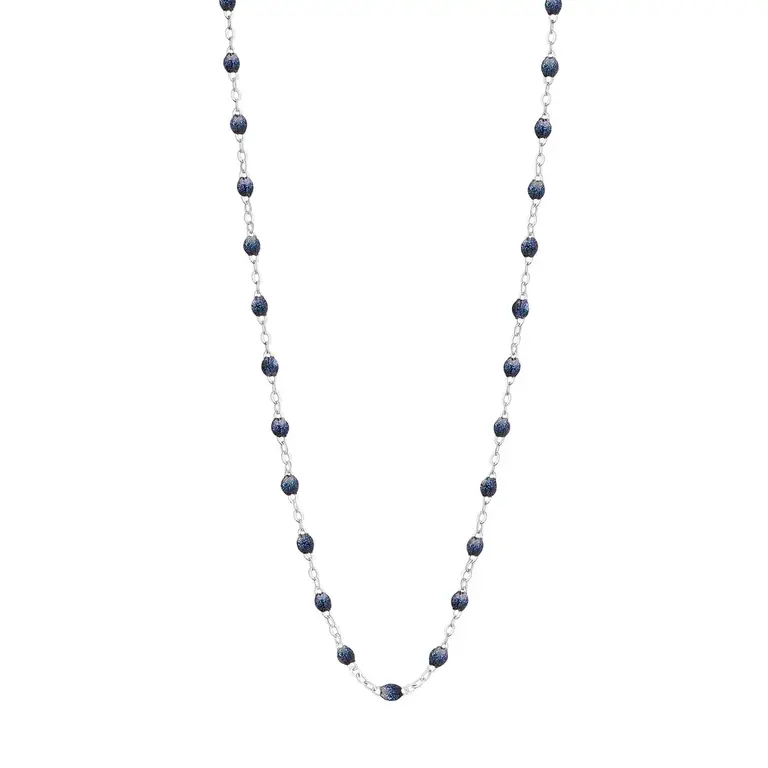 Gigi Clozeau Collier 18K Résine Bleu Nuit 42 cm