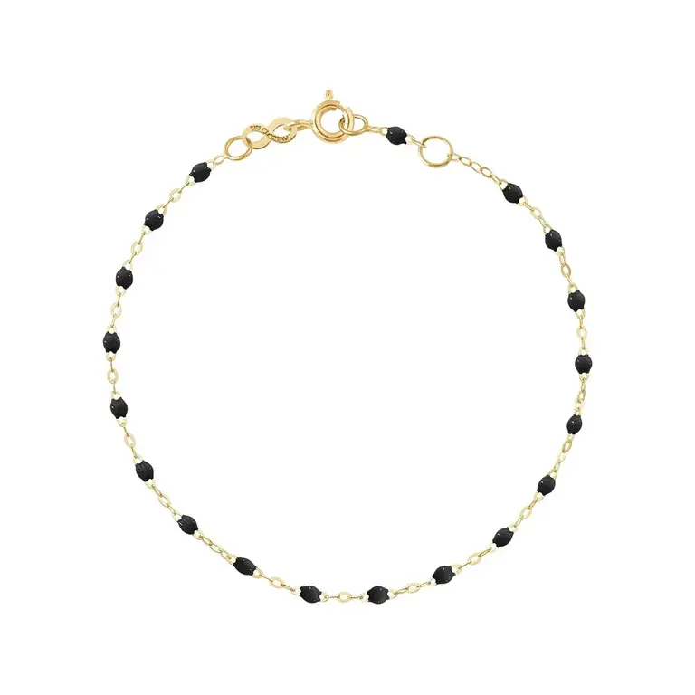 Gigi Clozeau Bracelet 18K Résine Noire 19 cm