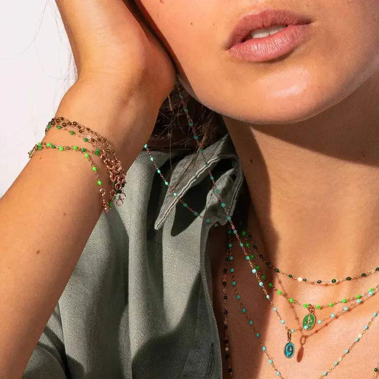 Gigi Clozeau Bracelet 18K Or Rose Kaki 19 cm