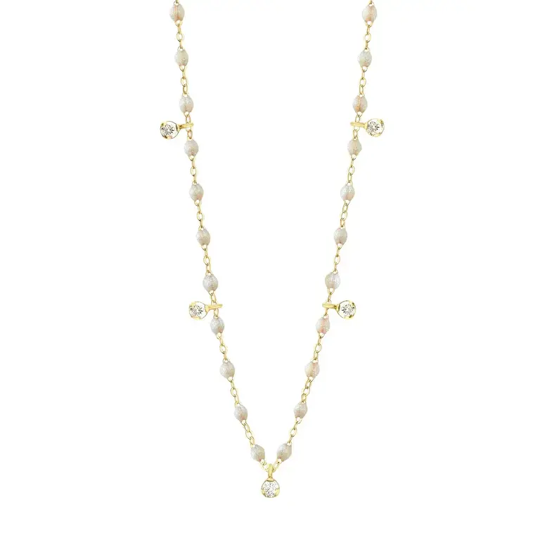 Gigi Clozeau Collier Supreme 18K Opale Diamants 45 cm