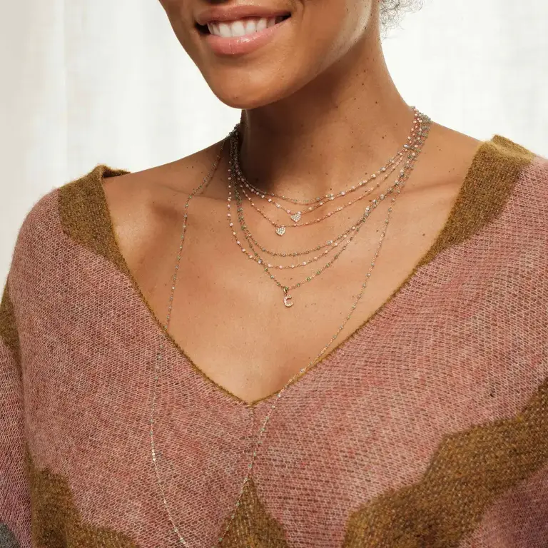 Gigi Clozeau Collier 18K Resine Opale 50 cm