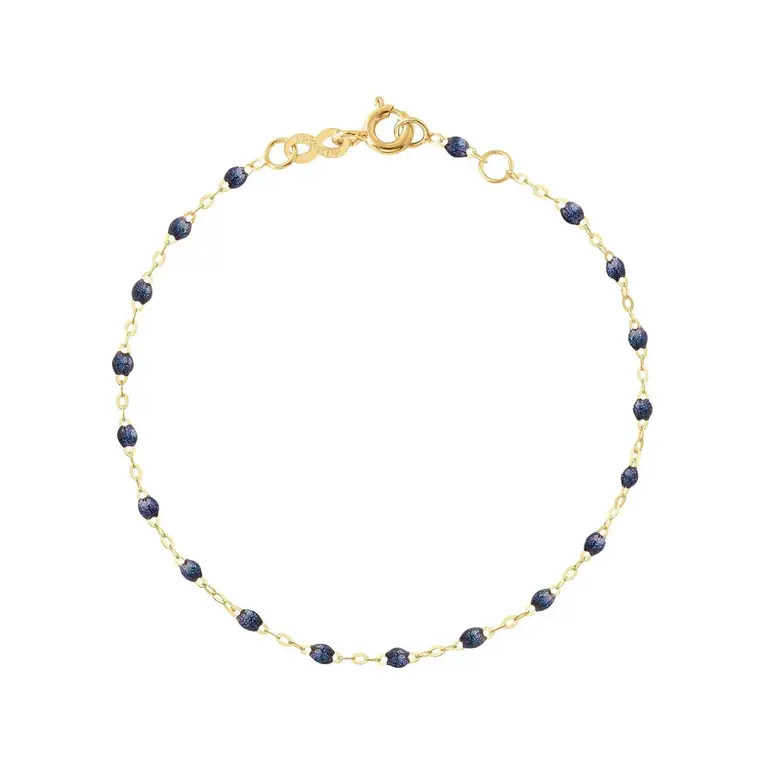 Gigi Clozeau Bracelet 18K Resine Bleu Nuit 19 cm