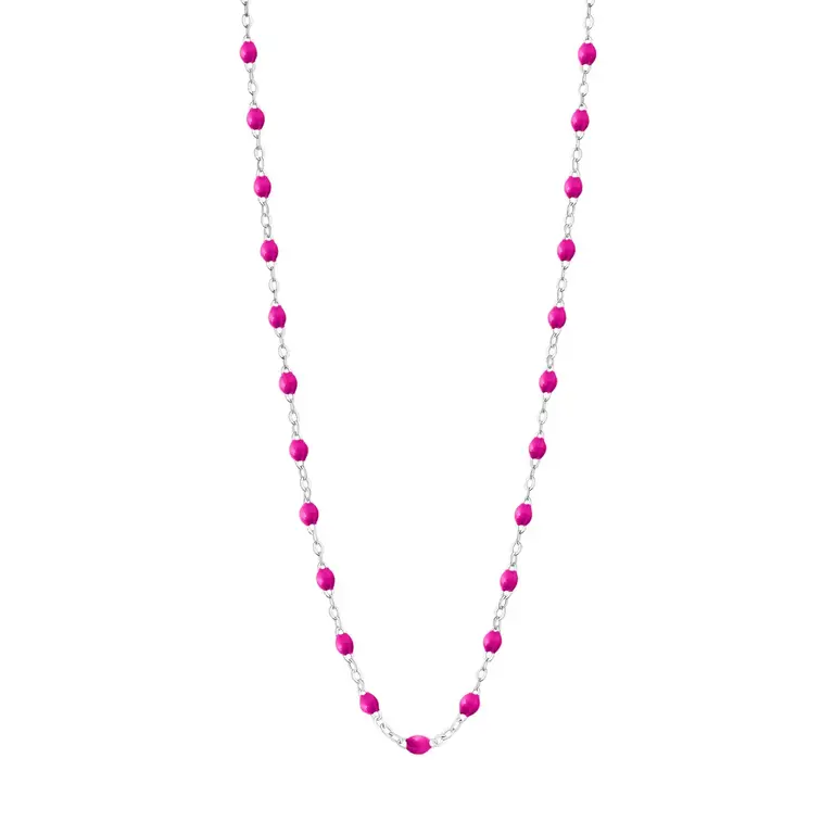 Gigi Clozeau Collier 18K Resine Rose Bonbon 42 cm