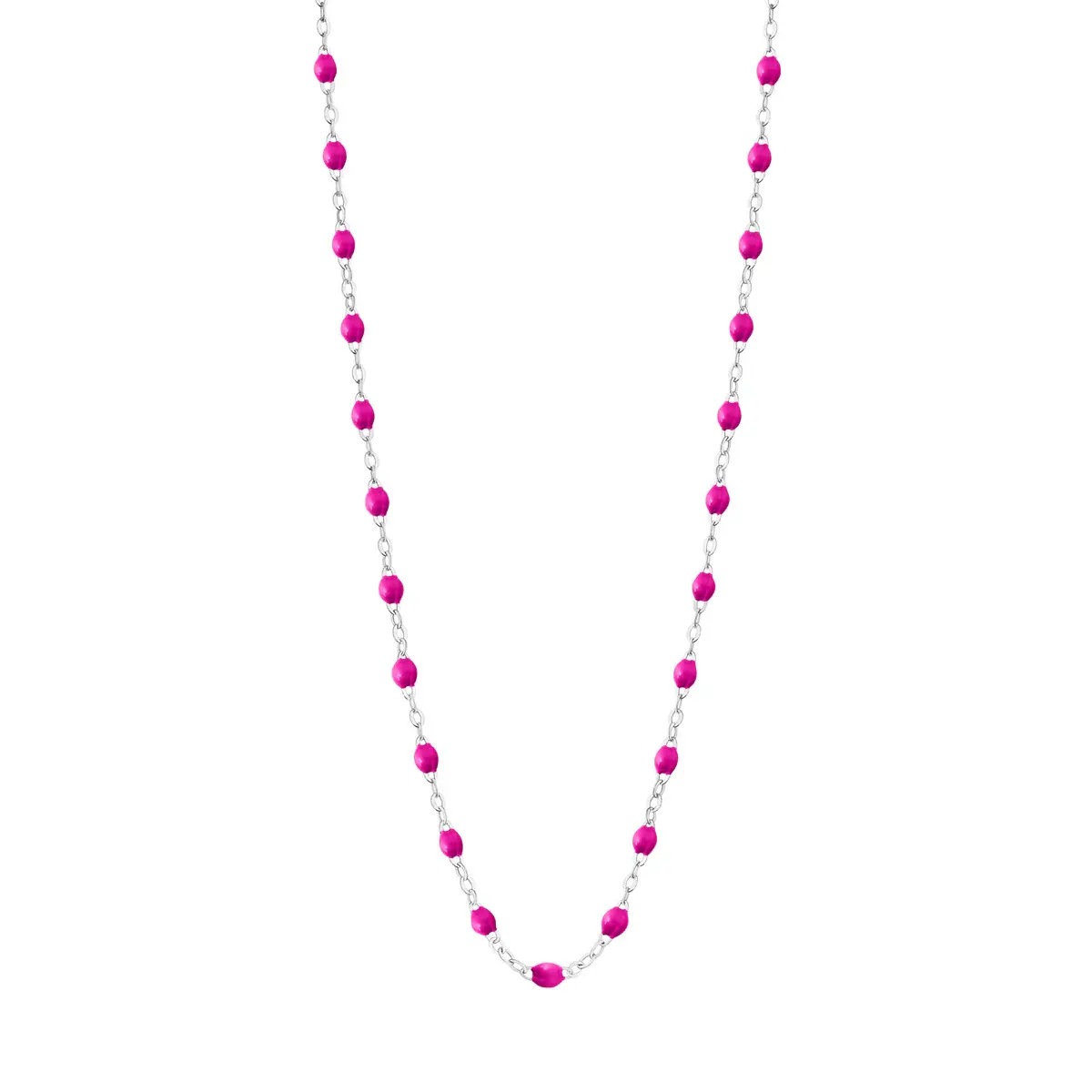 Gigi Clozeau Collier 18K Resine Rose Bonbon 42 cm