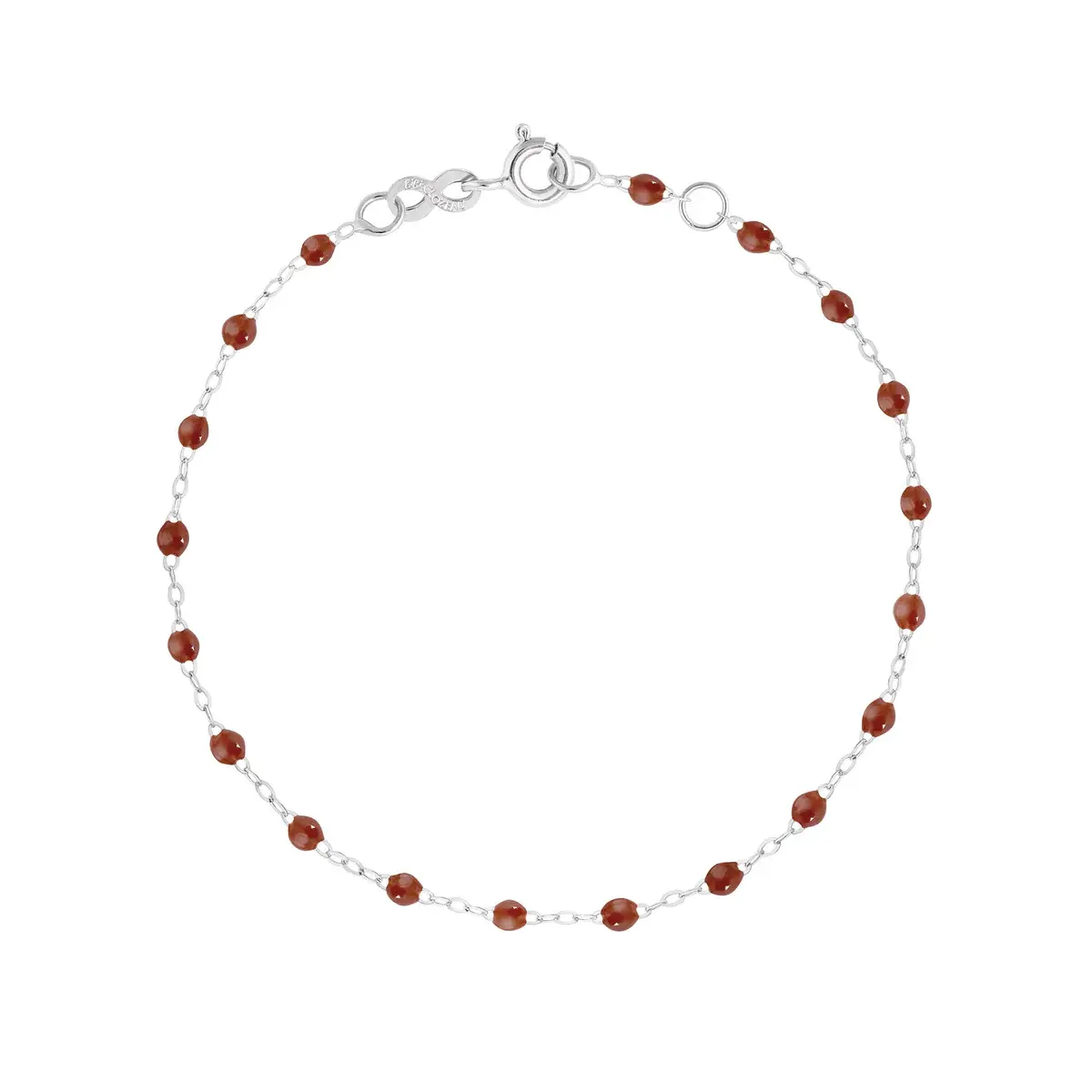Bracelet 18KJ RESINE Moka 17CM