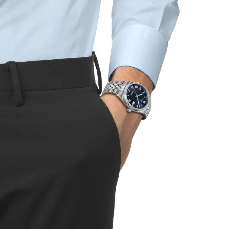 Tissot Montre Ballade COSC Auto  Bleu