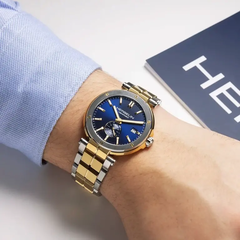 Herbelin Montre Herbelin Newport Acier 2 tons