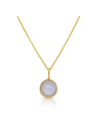 Trésor Pendentif 18K Pierre de Lune