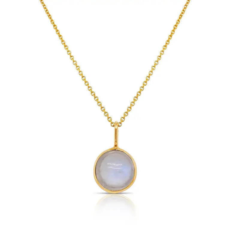 Trésor Pendentif 18K Pierre de Lune