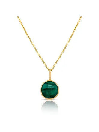 Trésor Pendentif 18K Émeraude