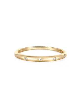 Aurelie Gi HOLLY | Jonc 14K Diamant Laboratoire