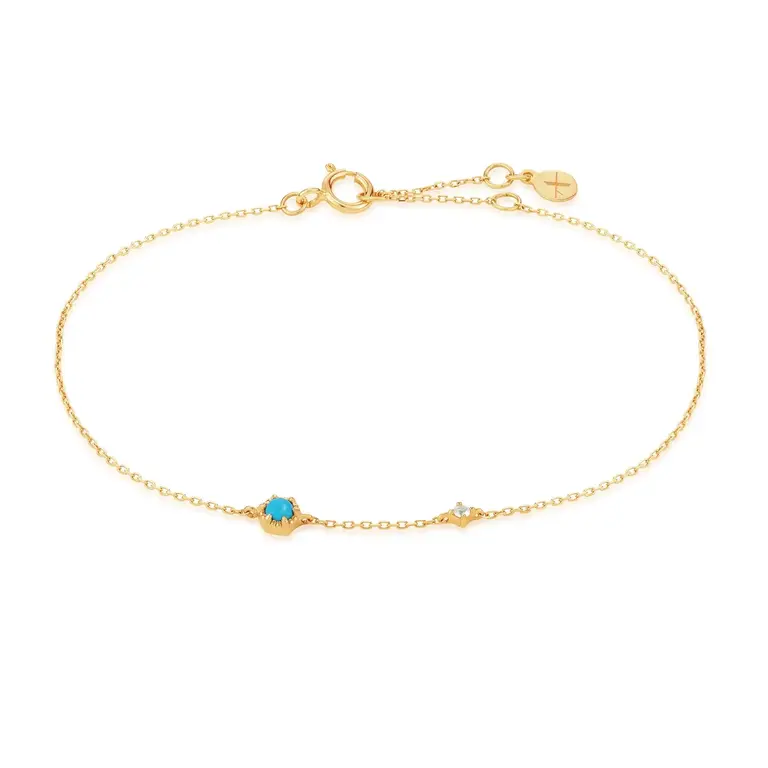 Aurelie Gi AMINA | Bracelet 14K Turquoise