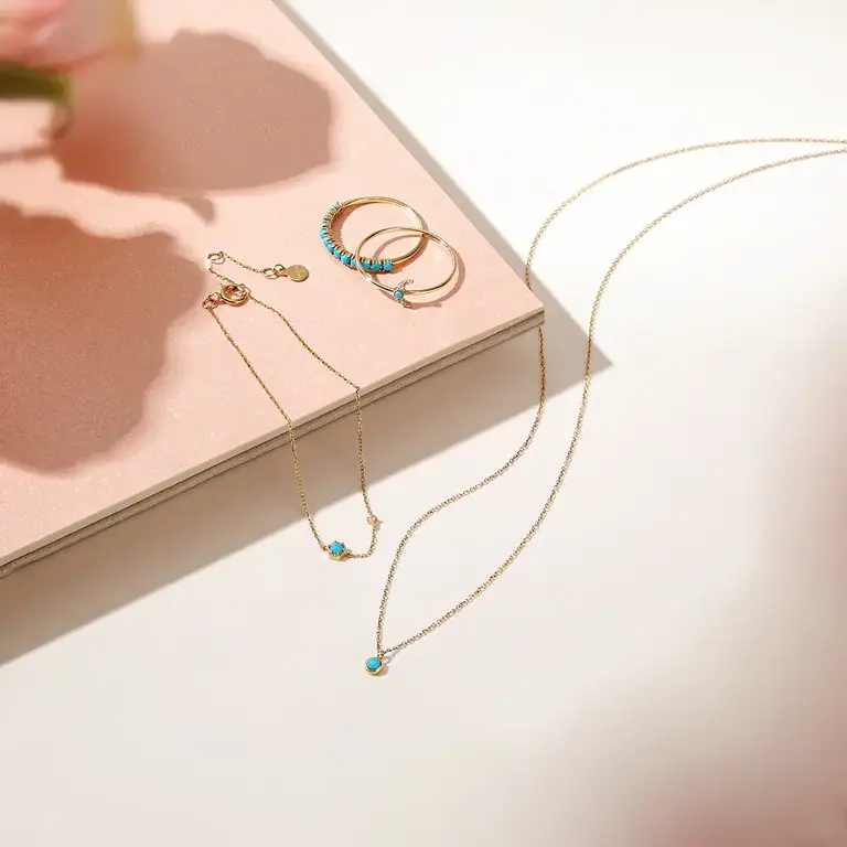 Aurelie Gi AMINA | Bracelet 14K Turquoise