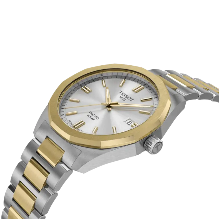 Tissot Montre Tissot PRC 100 Solaire 2 Tons