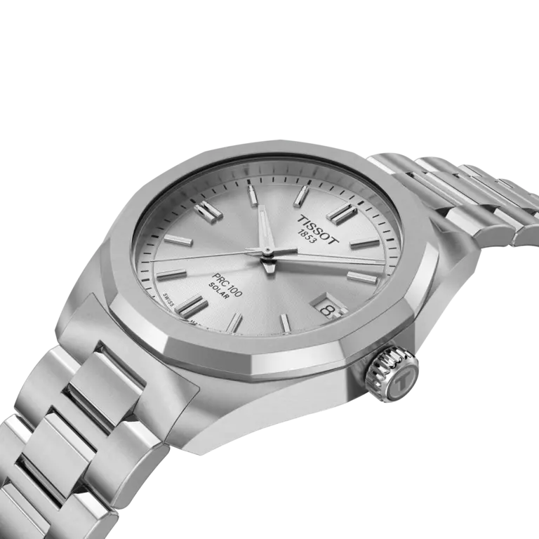 Tissot Montre Tissot PRC 100 Solaire Argent