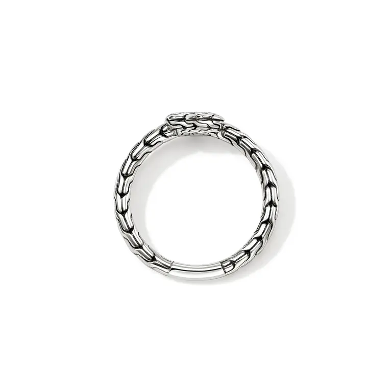 John Hardy Bague argent coeur diamant  0.07ct