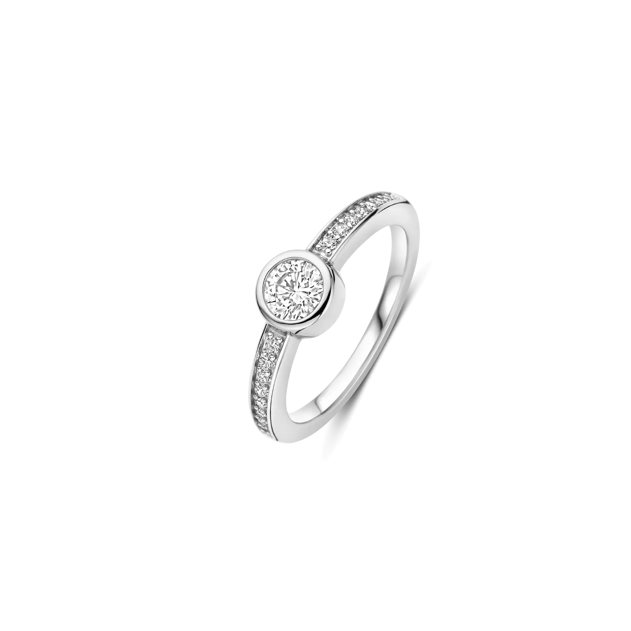 Bague argent CZ gr: 6.75