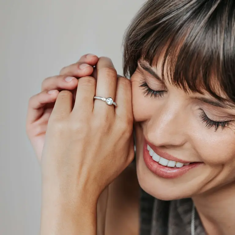 Ti Sento Milano Bague Ti Sento argent CZ