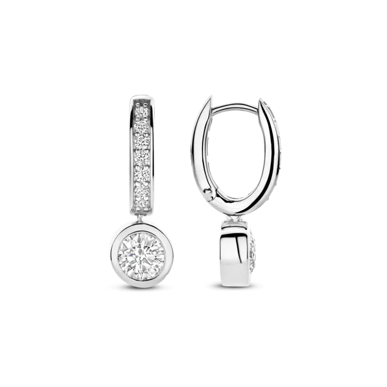 Ti Sento Milano Boucles d'oreilles Argent CZ
