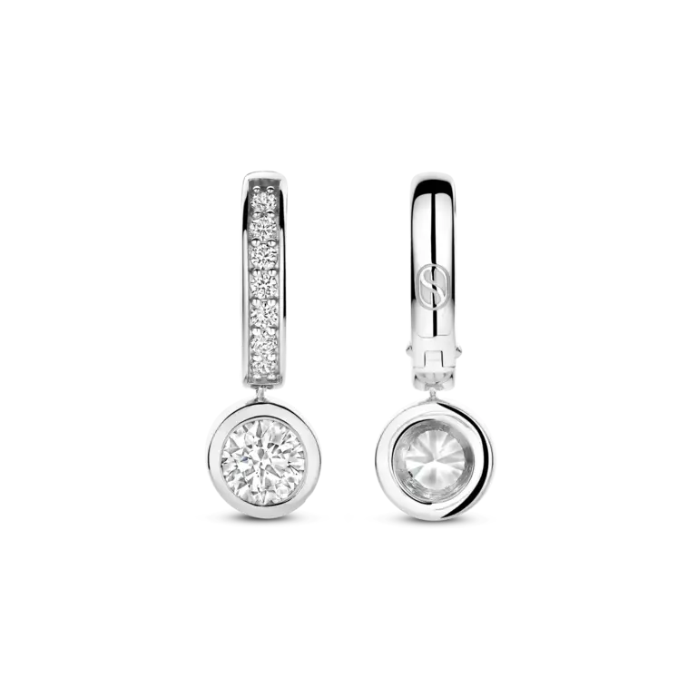 Ti Sento Milano Boucles d'oreilles Argent CZ