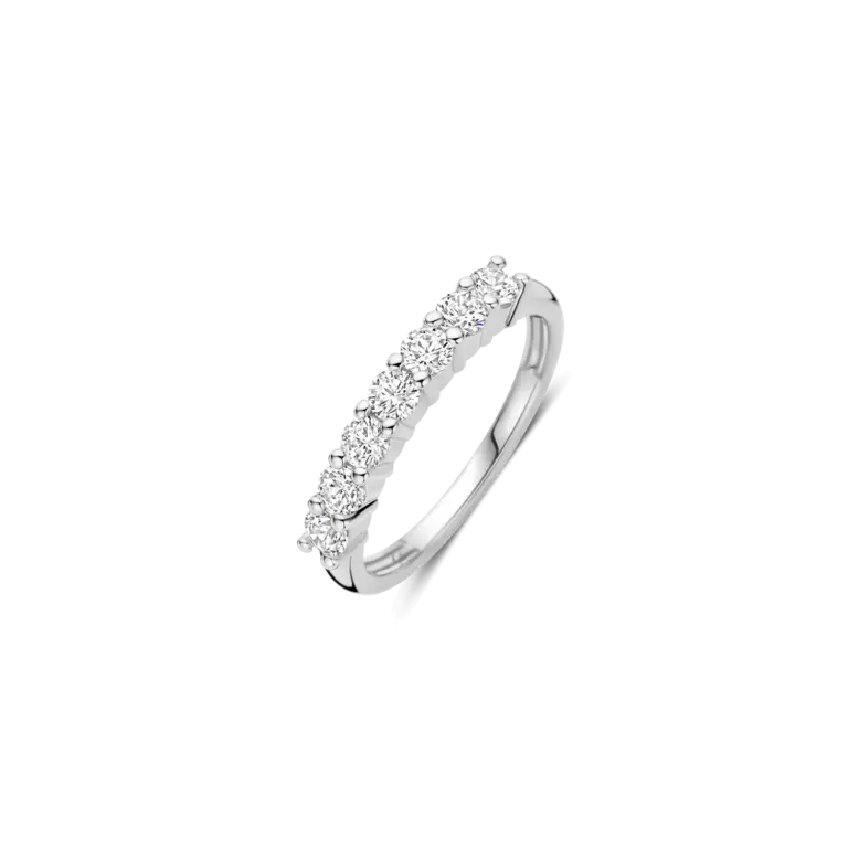 Ti Sento Milano Jonc 7 pierres cz argent